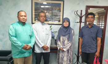 Sesi Kunjungan Hormat dan Perbincangan ke Pejabat JKR Negeri Pahang bersama Pengarah Dato' Ir. Ts. Hafizah binti Zakaria berkenaan Penempatan Pelajar WBL pada 13 Oktober 2023